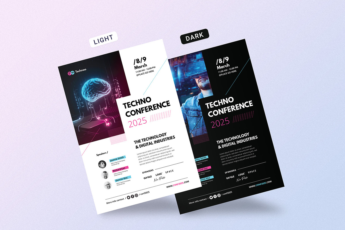 Event / Technology Conference Flyer, a Flyer Template by Creativity-Design (Photo 2 of 4)