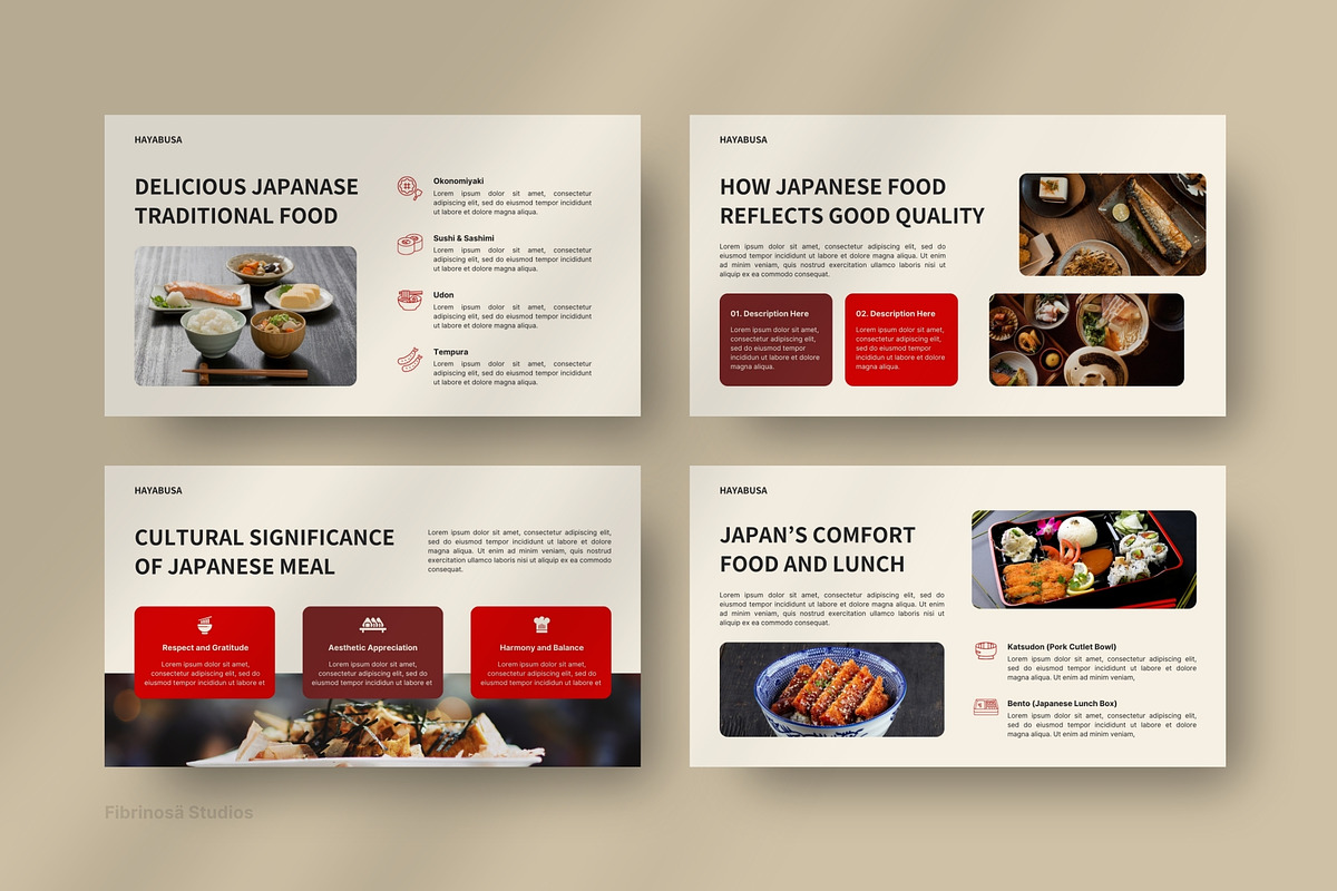 Japanese Restaurant - Pitch Deck, a Presentation Template by FIBRINOSÄ (Photo 4 of 10)