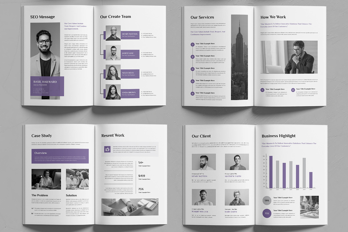 Company Profile Layout