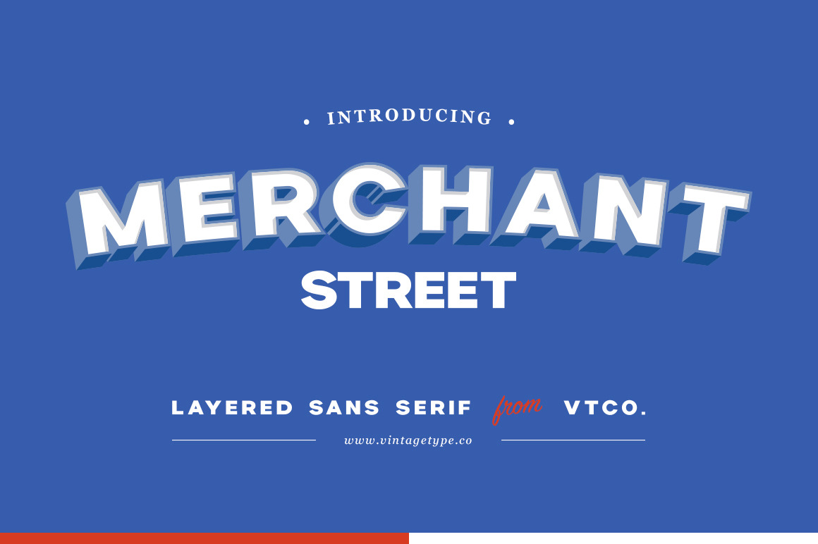 Merchant Street Sans by Vintage Type Company  Creative Market