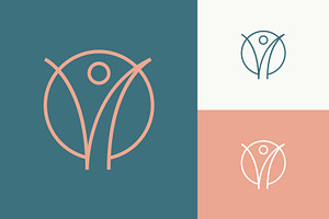 Wellness Logo Health Fit Liberty, a Branding & Logo Template by Signatoro