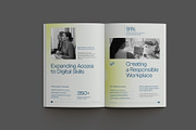 Minimal Gradient ESG Impact Report, a Brochure Template by Neermana (Thumbnail 3 of 11)