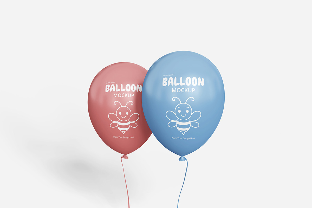 Balloon Mockup, a Product Mockup by Indah (Photo 4 of 6)