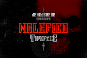 MALÉFICO I FONT, a Blackletter Font by jakejarkor (Thumbnail 1 of 6)