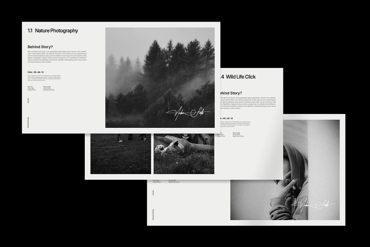 Photography Portfolio Template, a Presentation Template by Templeste (Photo 5 of 7)