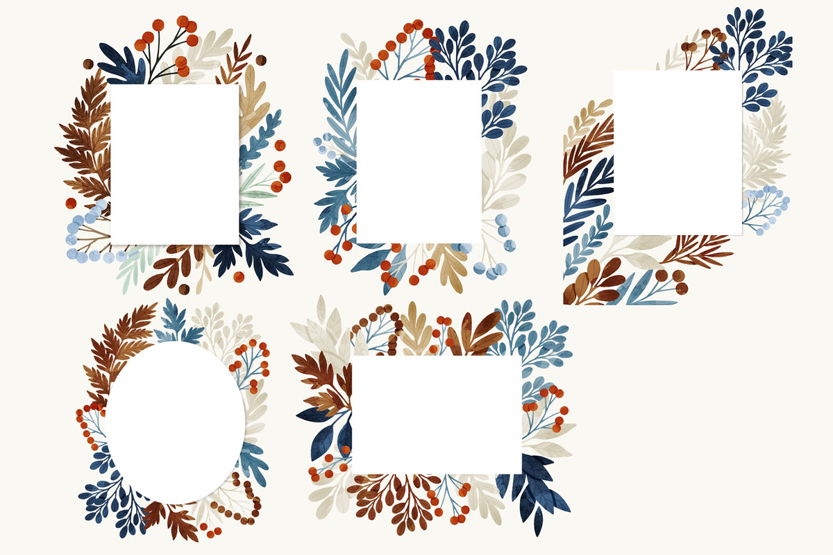 Winter Botany Set, a Decorative Illustration by Helga Wigandt (Photo 3 of 10)