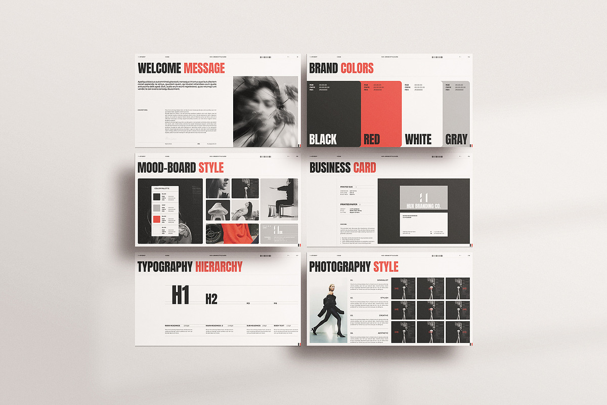 Brand Guidelines Design Template, a Presentation Template by ArtisanaAura (Photo 6 of 13)