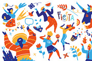 Fiesta Forever, a Person Illustration by Hurcastock! (Thumbnail 10 of 14)
