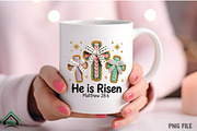 He is risen Png, Christian Easter, an Illustration by Craft Nest (Thumbnail 4 of 4)