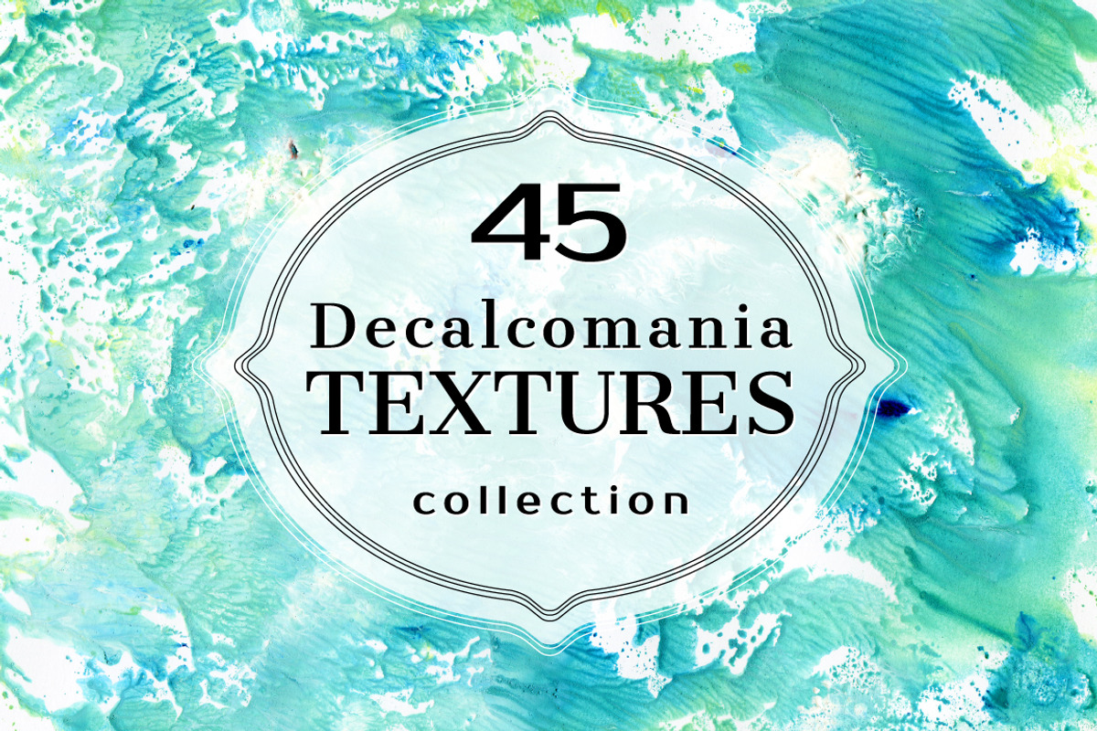 Decalcomania TEXTURES Collection, a Texture Graphic by ekaart (Photo 1 of 13)