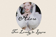 Flirt: Coquette Script Font, a Script Font by Mneme (Thumbnail 7 of 9)