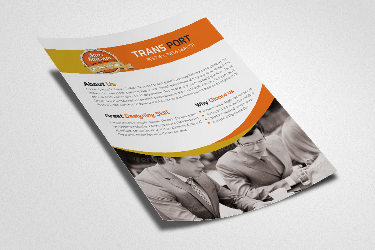 Creative Business Flyer Template, a Flyer Template by Psd Templates (Photo 3 of 3)