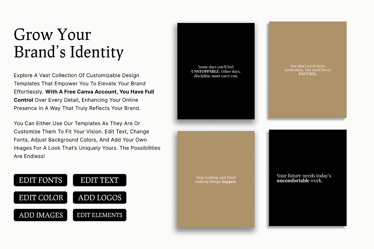 MOTIVATIONAL INSTAGRAM PACK, a Social Media Template by RB Boutique (Photo 6 of 8)