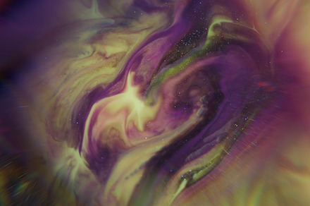 Paint drip ink water glitter splash neon light art