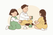The Art of Sharing Illustration, an Object Graphic by Jump Studio (Thumbnail 9 of 12)