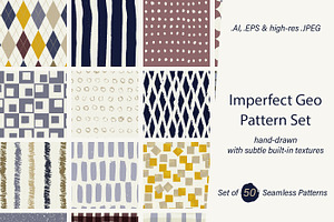 Crafted Seamless Patterns & Textures