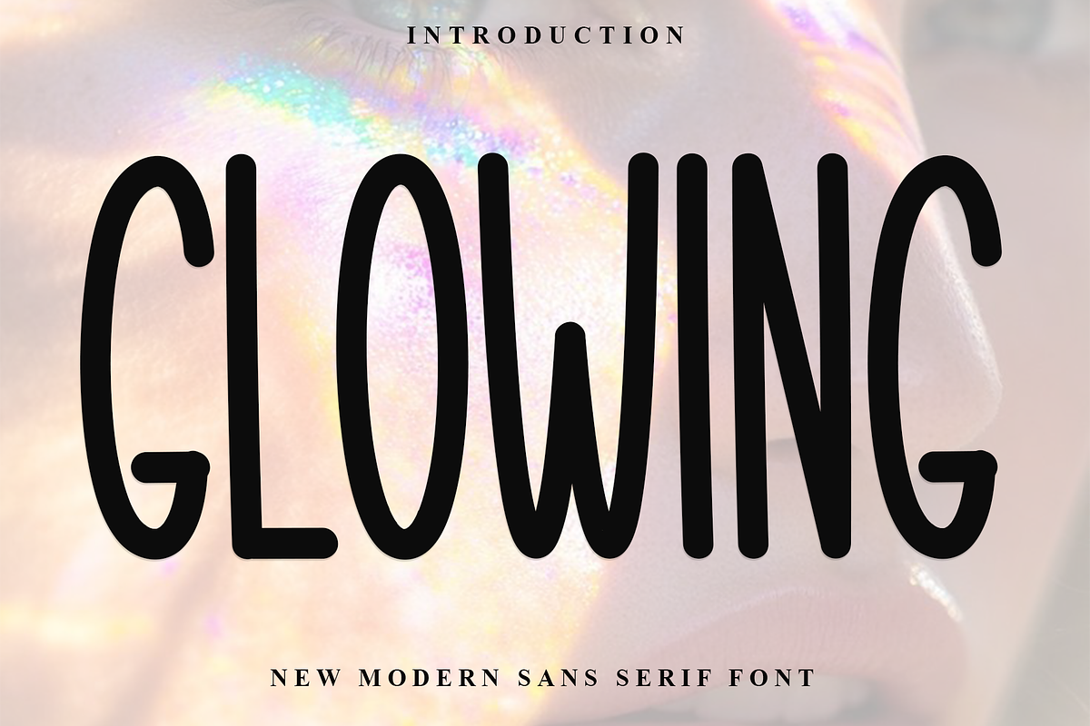 Glowing, a Script Font by InermediaSTUDIO (Photo 1 of 8)