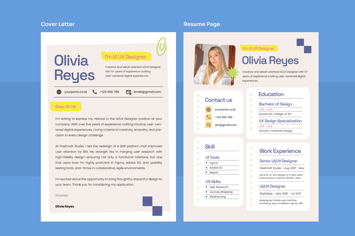 Professional Resume for Developers preview 2