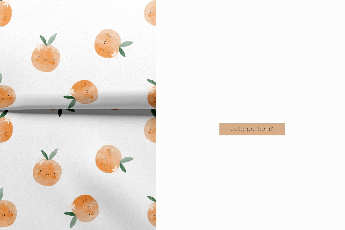 Lemon & Orange - cute watercolor set, an Object Graphic by Cute And Wild (Photo 4 of 5)