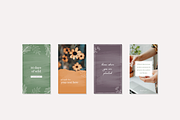 Botanical Instagram Templates, a Social Media Template by CreativeWilderness (Thumbnail 8 of 9)