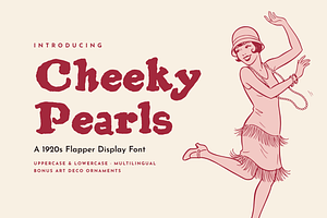 Cheeky Pearls | Flapper Slab Serif