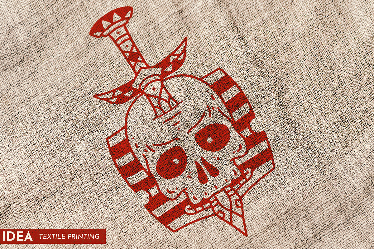 100 Decorative Vector Skulls, a Decorative Illustration by pixaroma (Photo 31 of 37)