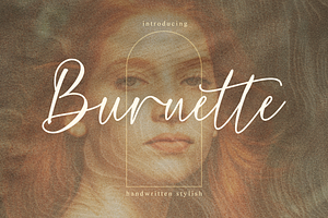 Burnette, a Script Font by RT Studio