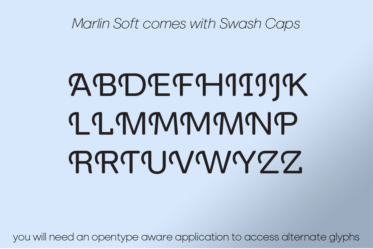 Marlin Soft Complete, a Font by FontMesa (Photo 5 of 11)