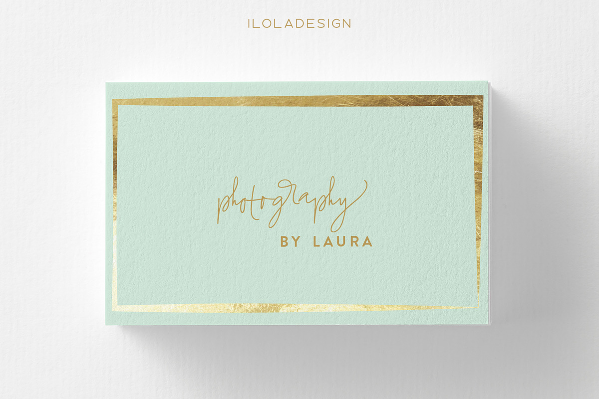 Elegant Photography Business Card, a Business Card Template by iloladesign (Photo 1 of 2)