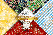 Ho-Ho-Ho christmas seamless patterns, a Pattern Graphic by JuliaStarArt-FantasyHome (Thumbnail 4 of 12)