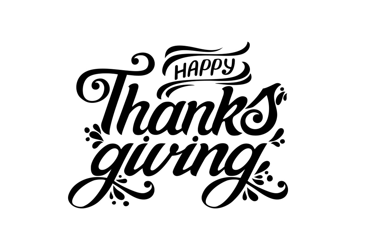 Happy Thanksgiving Logotype, a Branding & Logo Template by Anna's Lettering (Photo 2 of 4)