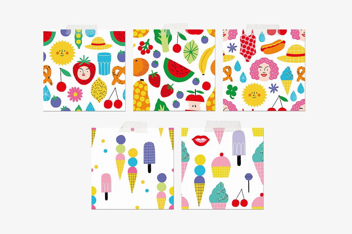 FUNNY SUNNY Graphics Bundle, an Illustration by Katerina Osa (Photo 3 of 19)
