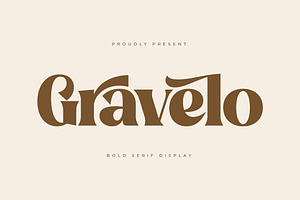 Gravelo Bold Serif Display