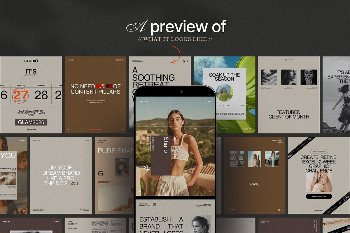 Social Media Kit For Marketing, a Social Media Template by Crafted Pixel (Photo 3 of 9)