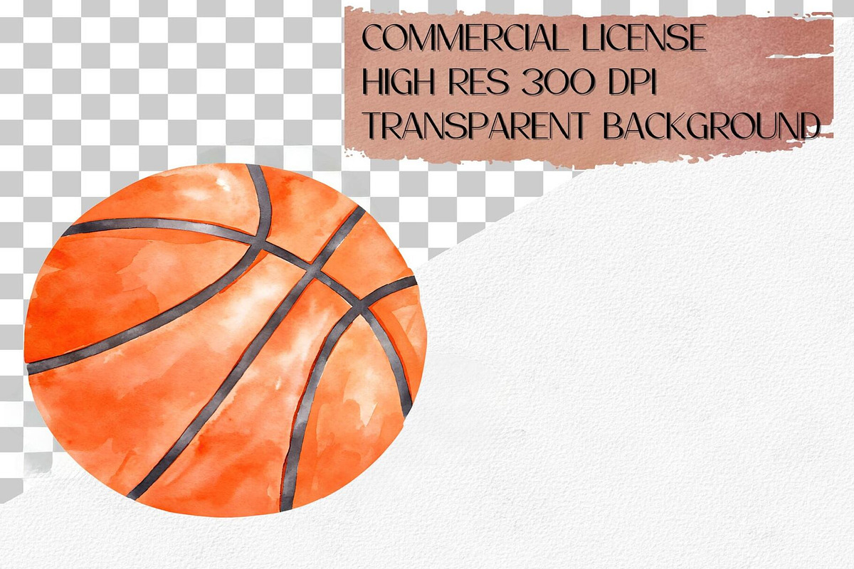 Watercolor Sports Clipart Set, a Sport Illustration by CropUp Creative (Photo 4 of 4)