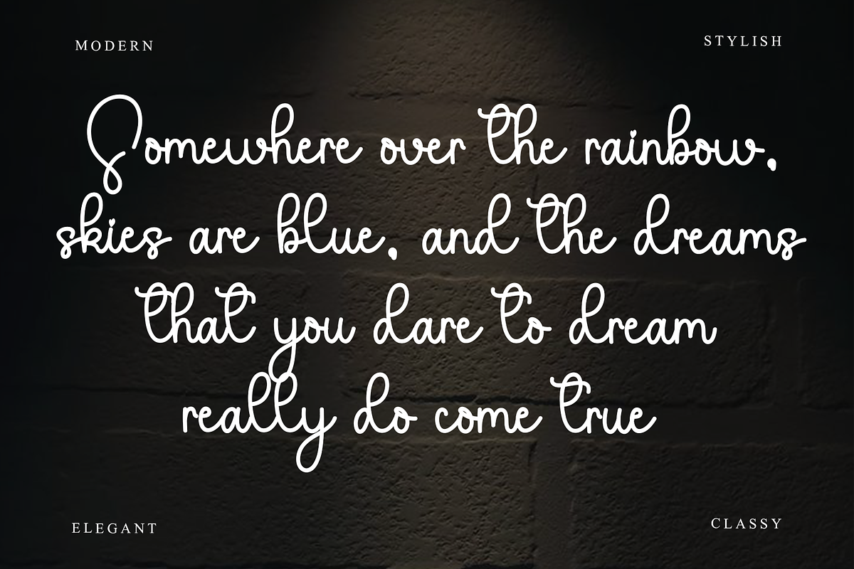 Single Cake, a Handwritten Font by InermediaSTUDIO (Photo 6 of 8)