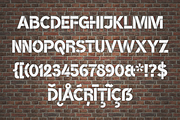 Color fonts BroshK2-candy & white, a Sans Serif Font by glukfonts (Thumbnail 3 of 6)
