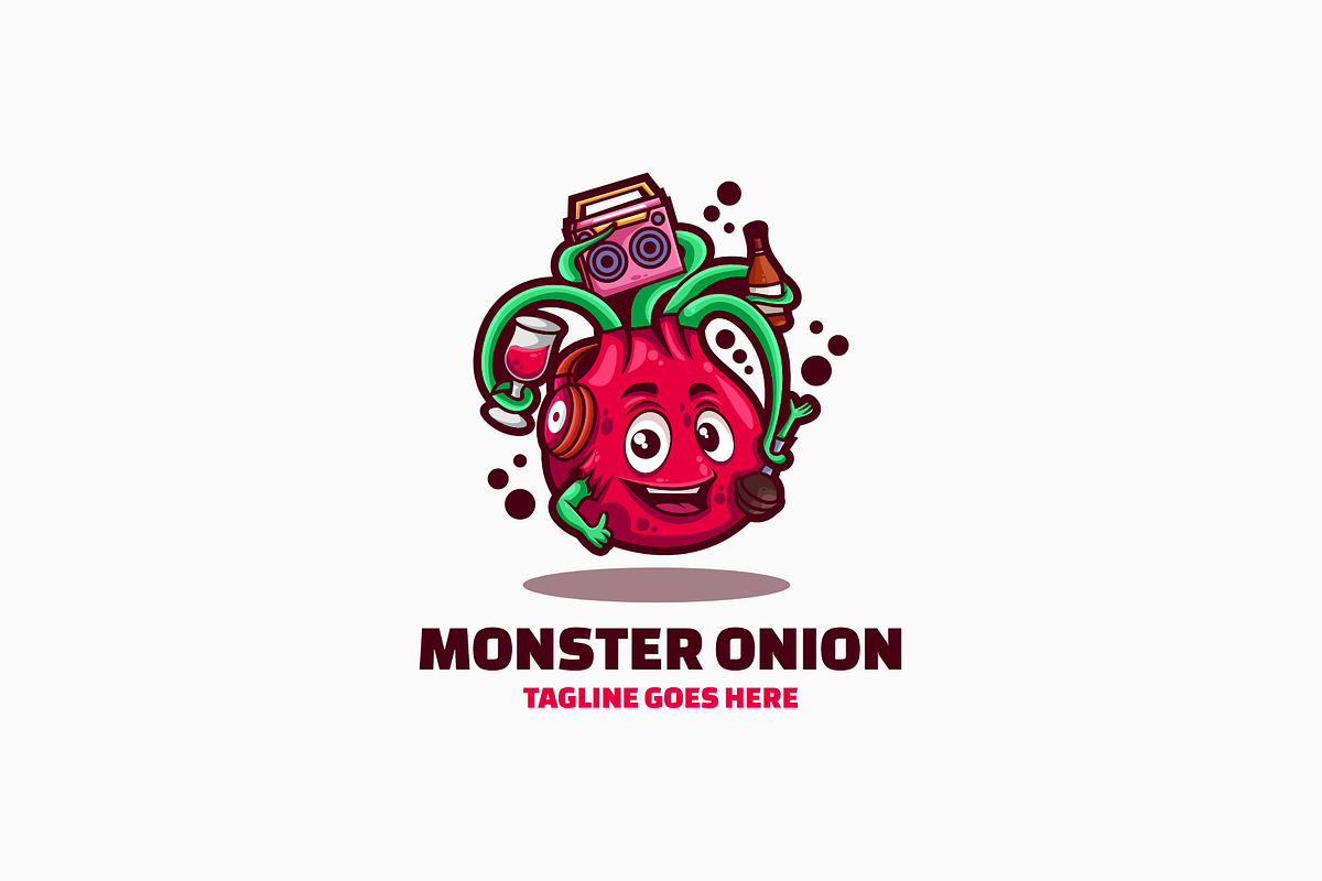 Onion Mascot Cartoon Logo, a Branding & Logo Template by Artnivora.Std