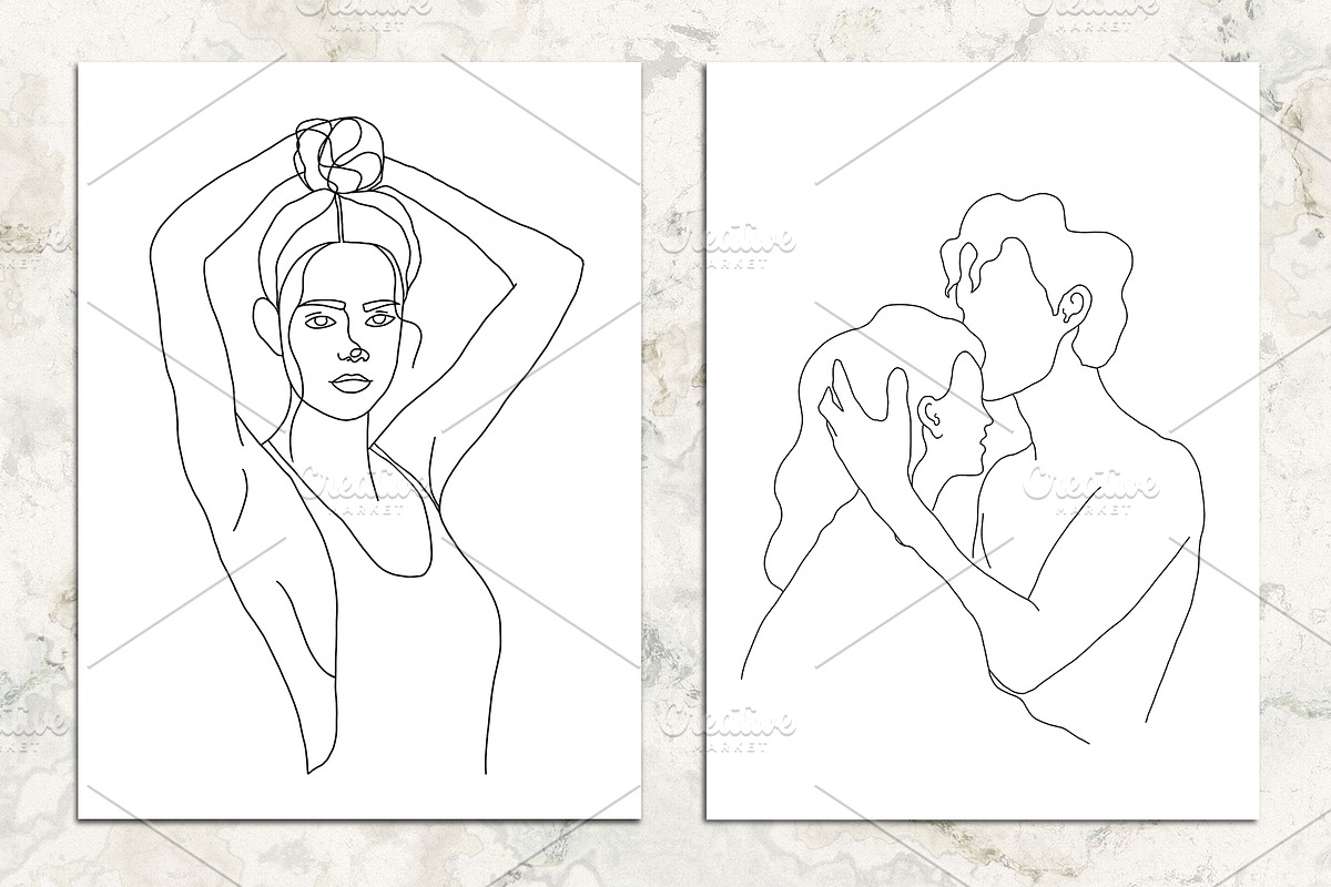 Line Art Print, a Decorative Illustration by Miracles Everywhere (Photo 5 of 6)