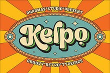 Kelpo - Groovy Retro Typeface
