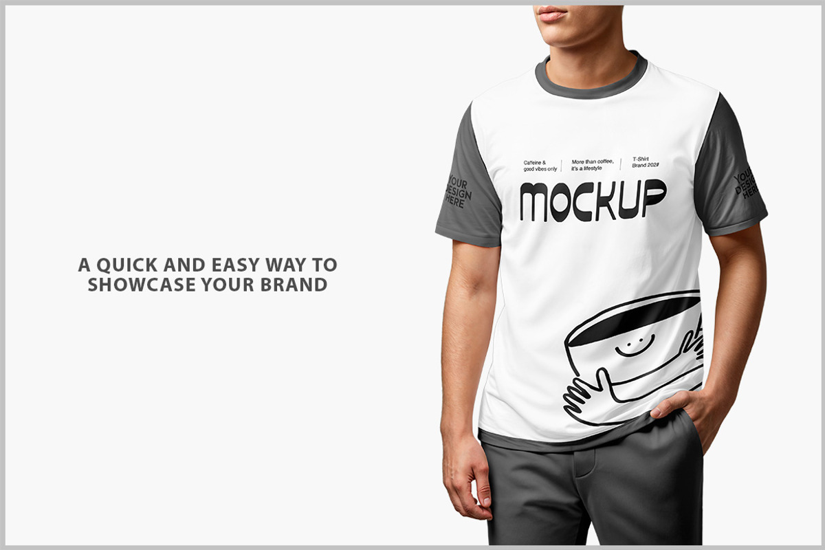 T-Shirt Mockup Man PSD, a Shirt Mockup by Bruno's Shop (Photo 2 of 4)