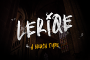 Leriqe Brush Font, a Sans Serif Font by 24Design Studios (Thumbnail 1 of 5)