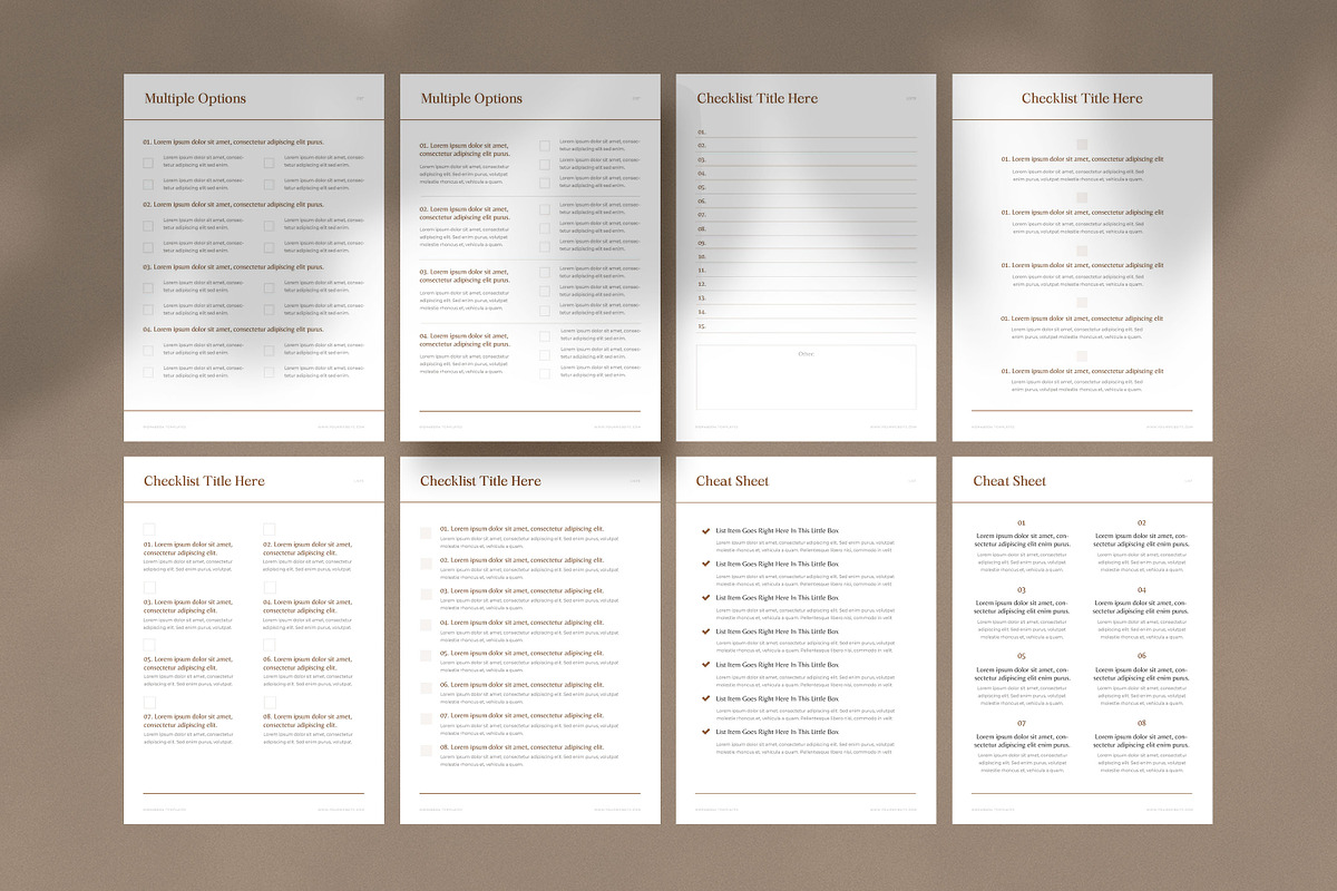 Course Creator Workbook Templates, a Marketing Template by AndrewPixel (Photo 6 of 14)