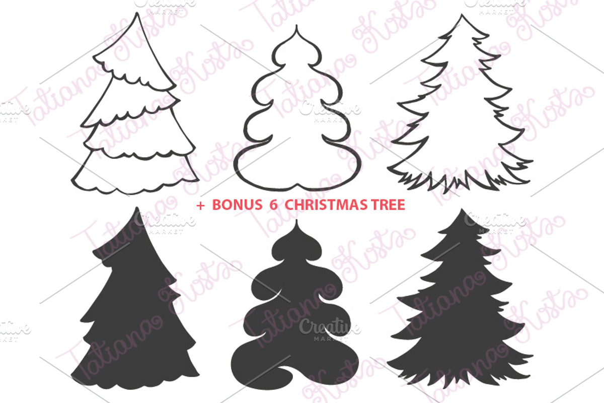 Holiday,Christmas Garland brushes, a Brush Add-On by Tatianakost49 (Photo 7 of 7)