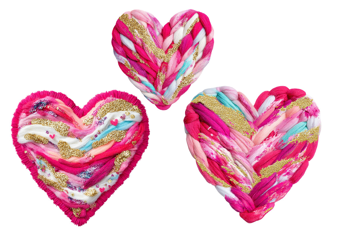 Latch Hook Yarn Crochet Heart clipa, an Illustration by Designworld (Photo 5 of 5)