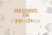 Web Elements For Creatives, a Design Template by Brand & Palms (Thumbnail 1 of 8)