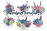 Succulent bundle!, a Decorative Illustration by kizi (Thumbnail 3 of 7)