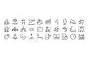 100+ Fitness Vector Icons, an Outline Icon by Vectors Market (Thumbnail 3 of 3)