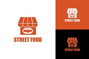 Street Food Logo, a Branding & Logo Template by zaqilogo