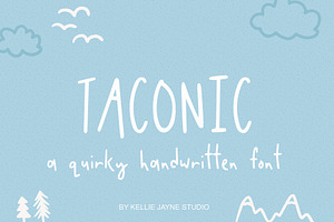 Taconic Handwritten Font